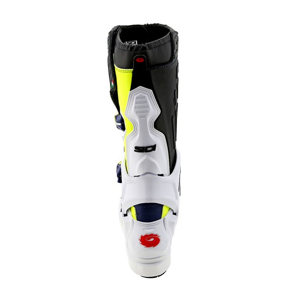 SIDI モトクロスブーツ ATOJO SRS ホワイト/ネイビー/イエロー SIDI ATOJO SRS: MX Boot Protection Without The Extra Weight