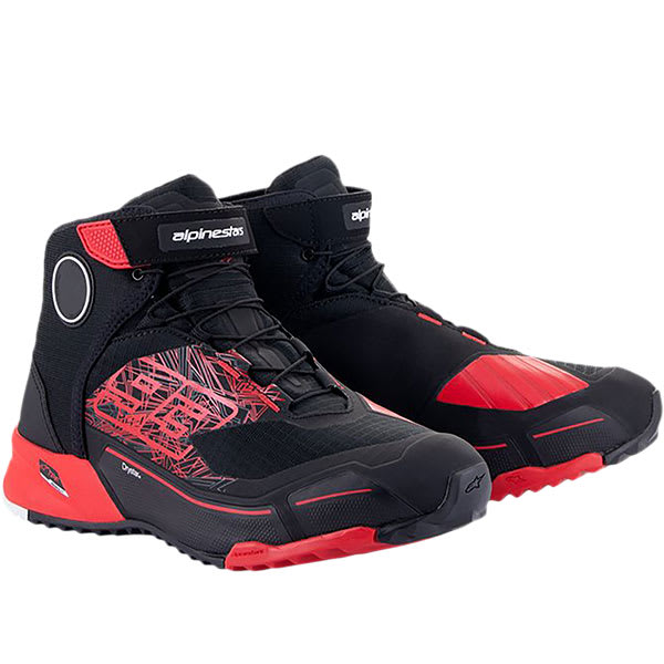 Alpinestars Alpinestars MM93 CR-X Drystar Riding Shoes - Black / Bright Red