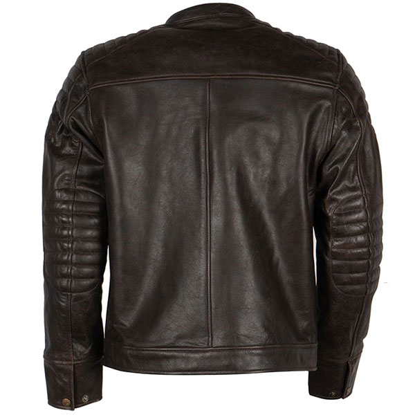 DXR Tonka CE Leather Jacket - Chocolate - FREE UK DELIVERY