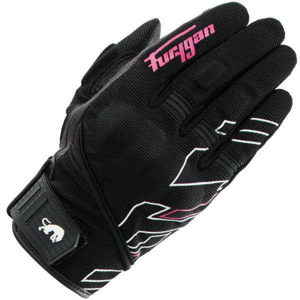 Furygan Furygan Ladies' Jet Neon D3O® Gloves - Black / White / Rose