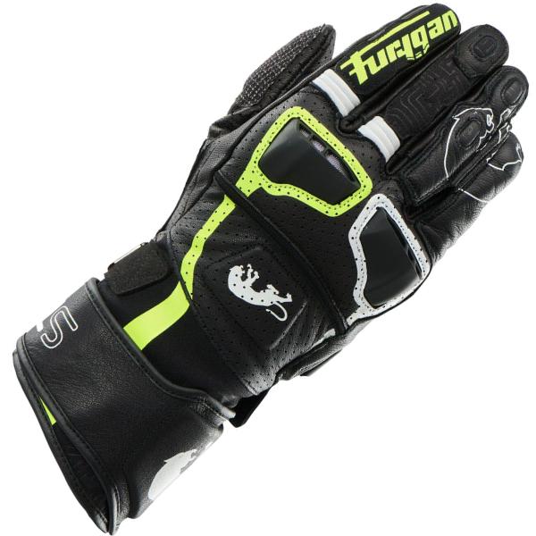 Furygan Furygan Styg 15 Vented Gloves - Black / White / Fluo Yellow