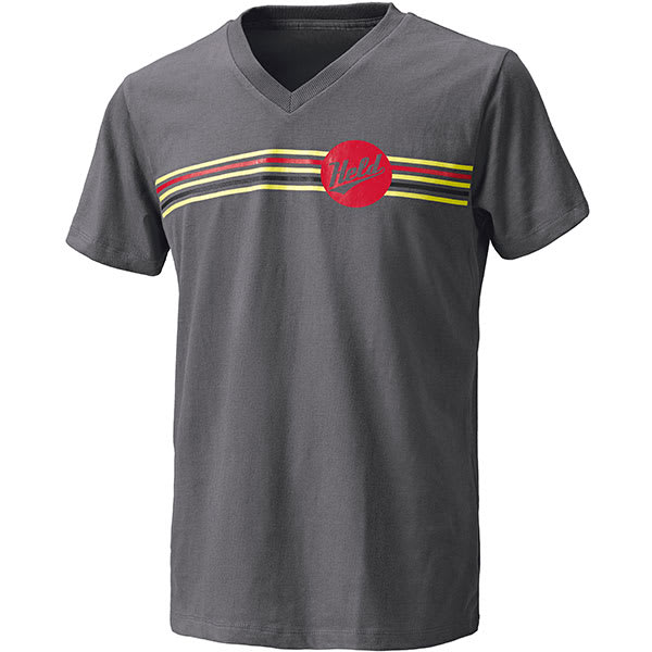 Held Held Be Heroic Striped T-Shirt - Grey / Red