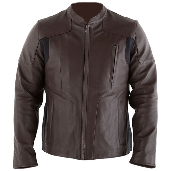 Knox Ford Leather Jacket - Chocolate Brown - FREE UK DELIVERY