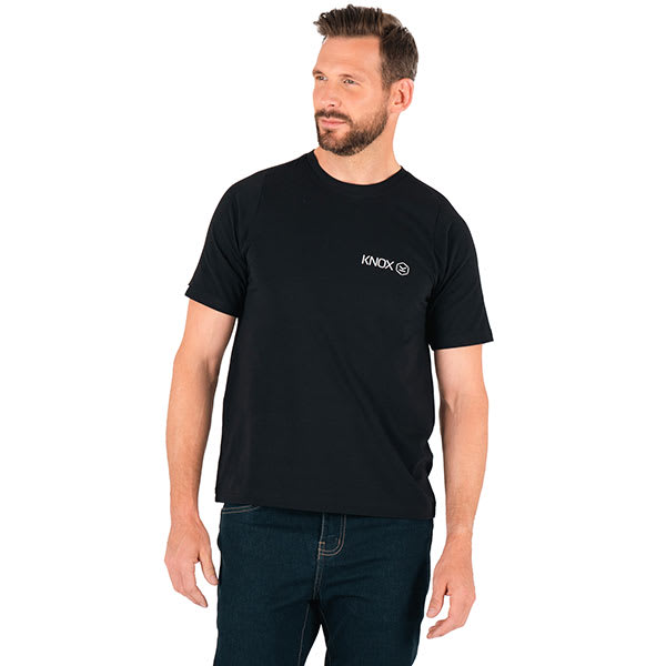 Knox Knox Illusion Strip Tee - Black