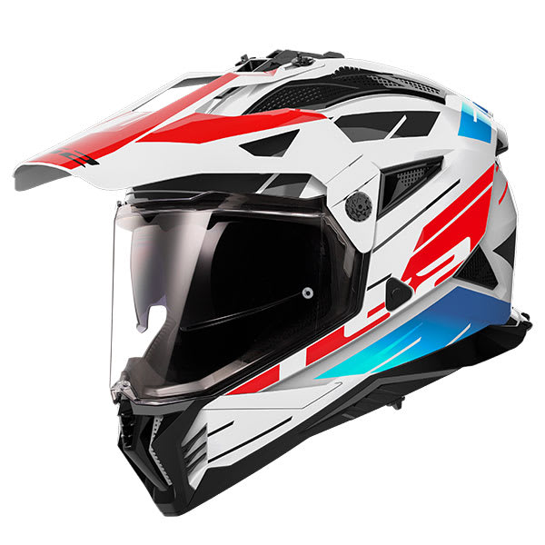 LS2 LS2 Pioneer II - Namib Gloss White / Blue / Red