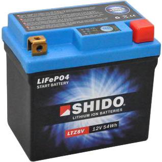 Shido Lithium Motorcycle Battery LTZ8V-S LION