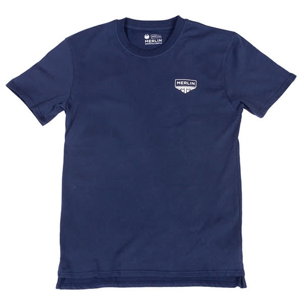 Merlin Merlin Truro Signature T-Shirt - Navy