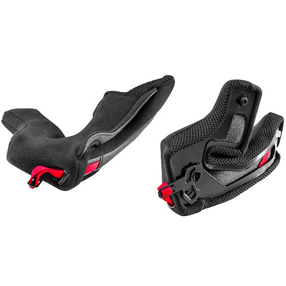 Nolan Nolan Cheek Pads Clima Comfort - N80-8 - Black / Red