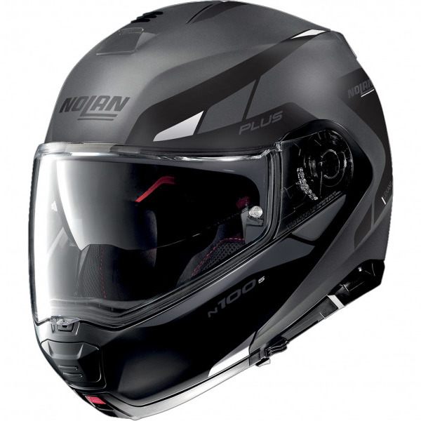 Nolan Nolan N100-5 Plus N-Com - Milestone Flat Lava Grey