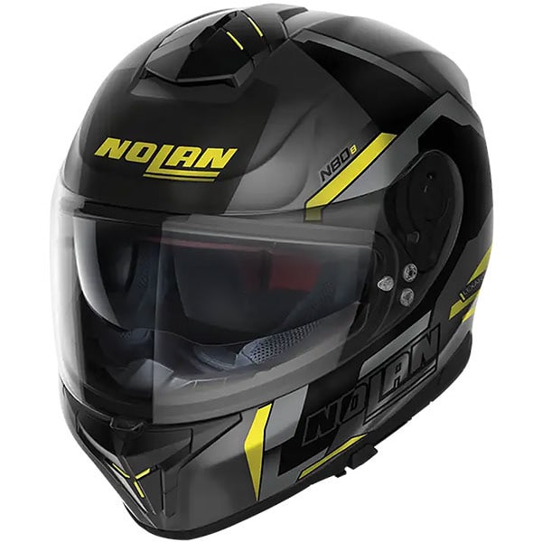 Nolan Nolan N80-8 N-Com - Wanted Flat Lava / Fluo Yellow