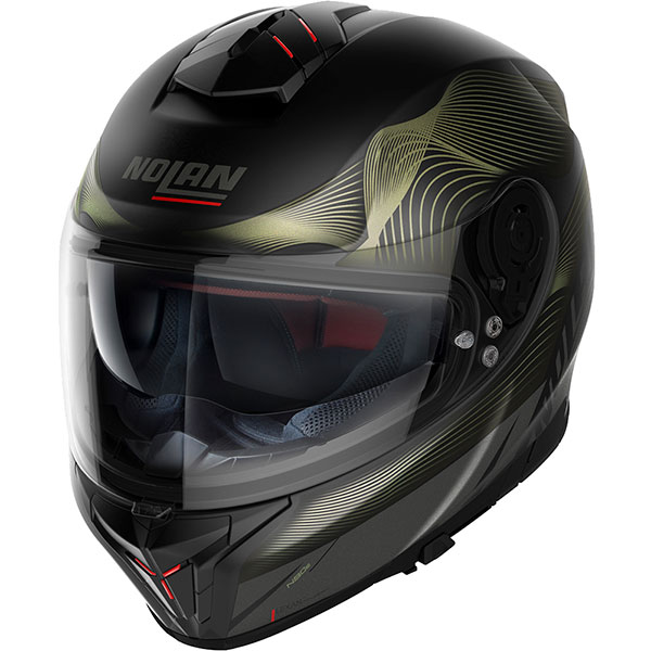 Nolan Nolan N80-8 N-Com - Powerglide Flat Black / Gold