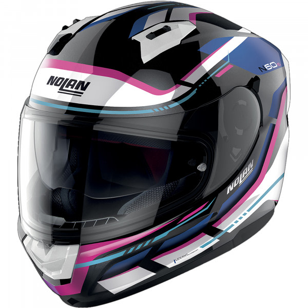 Nolan Nolan N60-6 - Lancer Metal Black / White / Blue / Pink