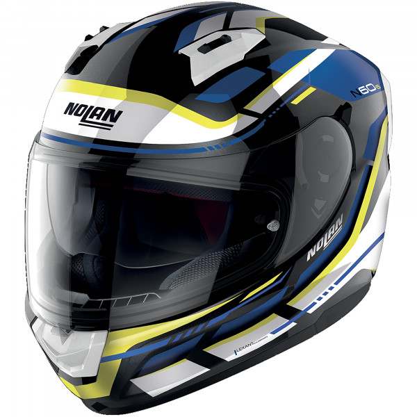 Nolan Nolan N60-6 - Lancer Metal Black / White / Blue / Yellow