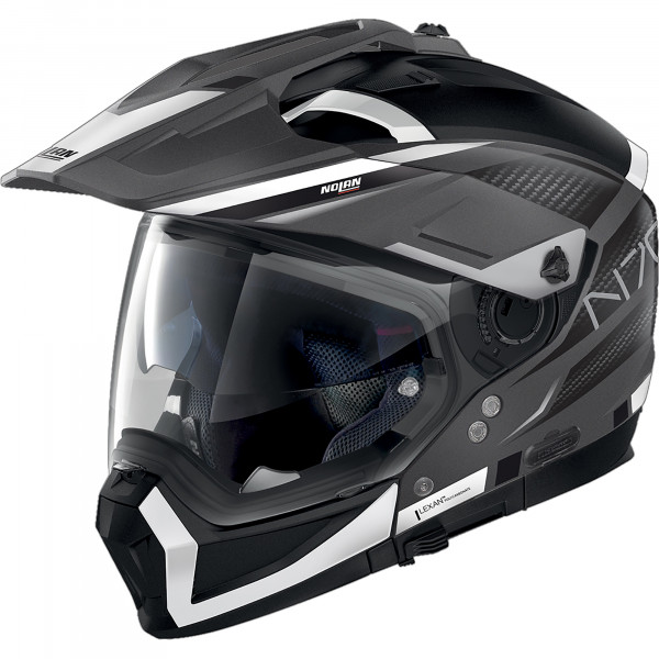 Nolan Nolan N70-2 X - Earthquake N-Com Flat Lava Grey / White
