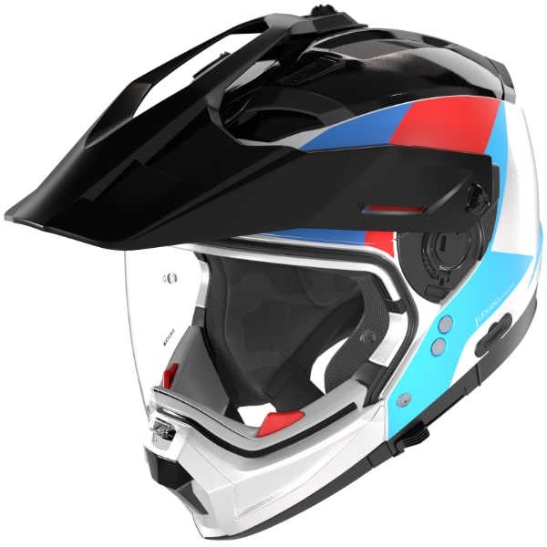 Nolan Nolan N70-2 X Turbine - Grey / Blue / Red