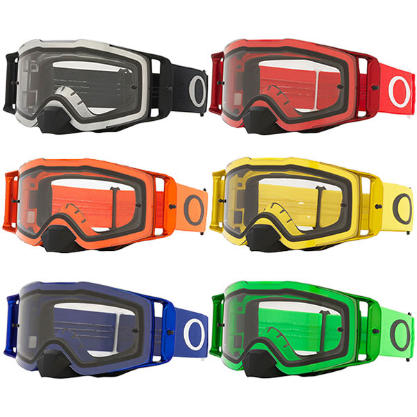 Oakley Front Line MX Goggles - Clear Lens - FREE UK DELIVERY