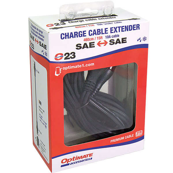 TecMate Tecmate Optimate SAE Lead Extender - Rated for 10Amps - 460cm (15ft)