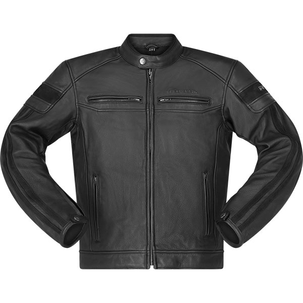 Richa Retro Racing Leather Jacket Black Edition FREE UK DELIVERY