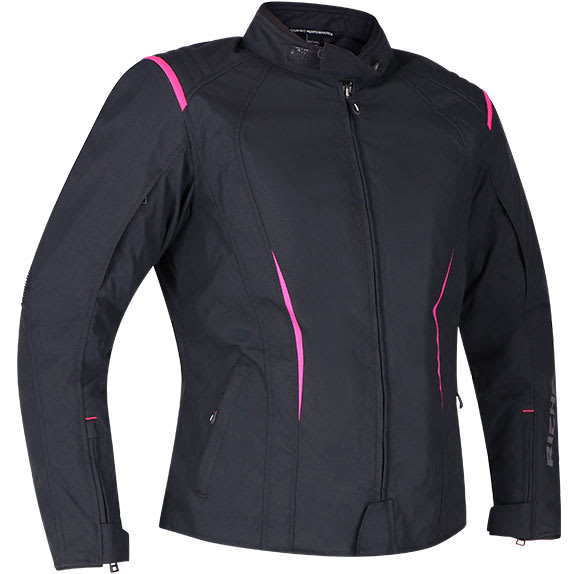 Richa Ladies Chloe Textile Jacket Black Pink FREE UK DELIVERY