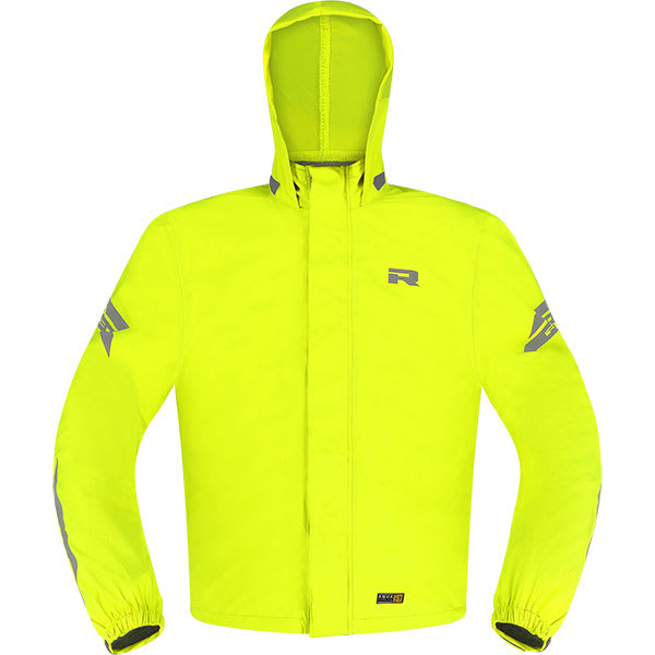 Richa Rain Stretch 2L Waterproof Hoodie Fluo Yellow FREE UK
