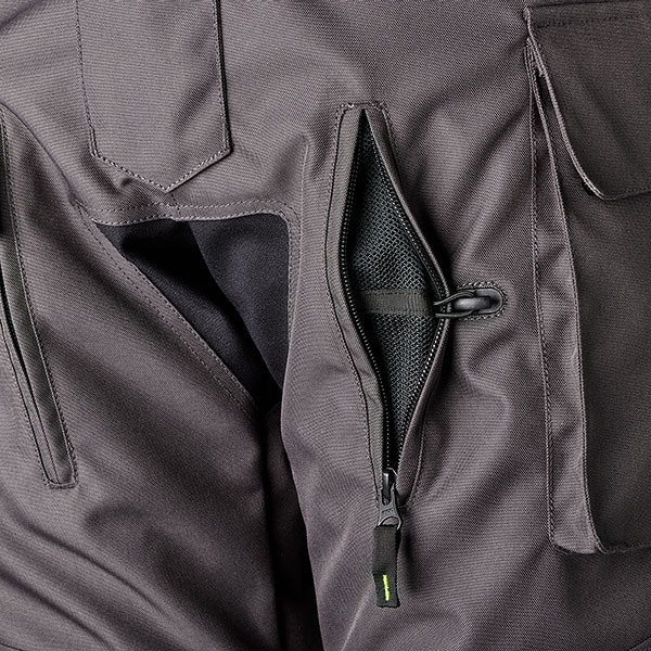 RST Endurance CE Textile Trousers Graphite Flo Yellow FREE