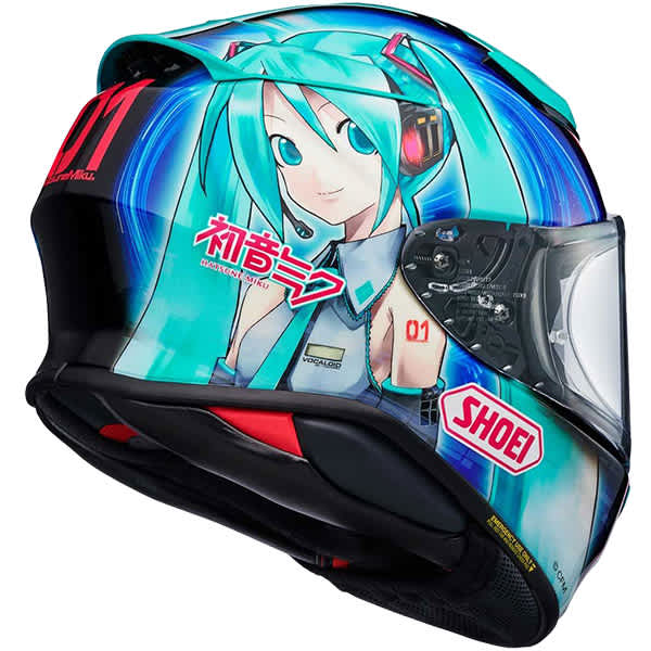 Shoei NXR Hatsune Miku TC-4 Limited Edition FREE UK DELIVERY