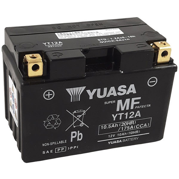 Yuasa Yuasa Motorcycle Battery - YT12A