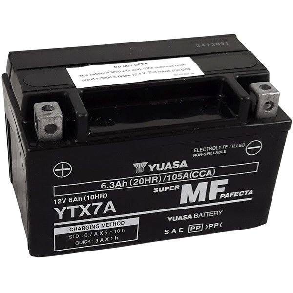 Yuasa Yuasa Motorcycle Battery - YTX7A
