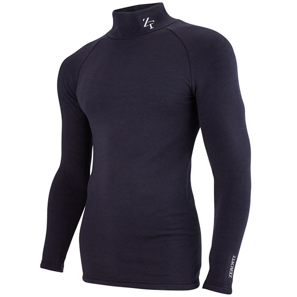 Zerofit Zerofit Heatrub Ultimate Base Layer Long Sleeve Shirt - Navy