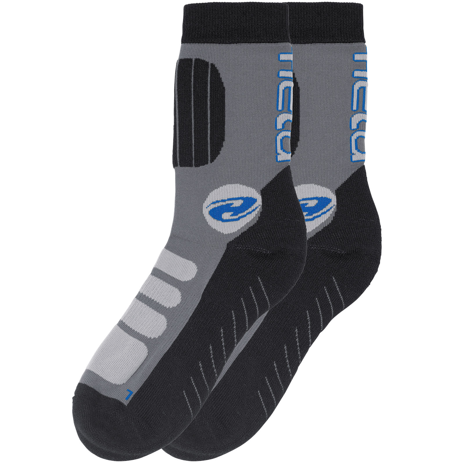 Held Held Biker Socks - Grey / Black