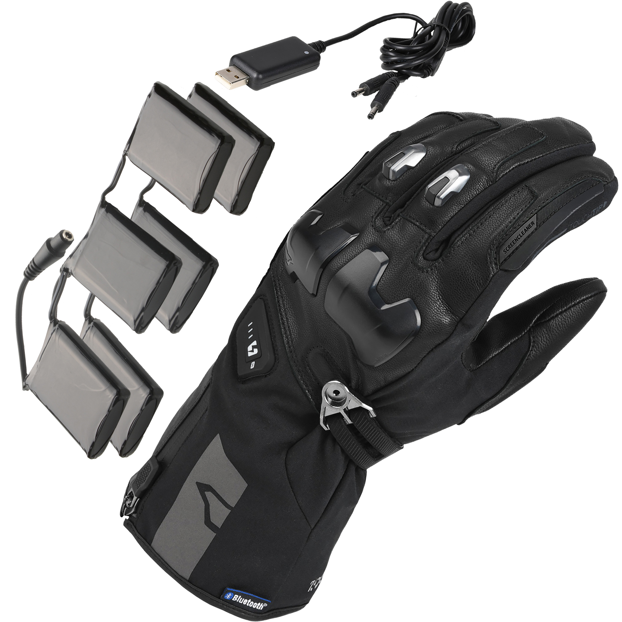Macna Macna Progress 2.0 RTX DL Heated Glove kit - Black