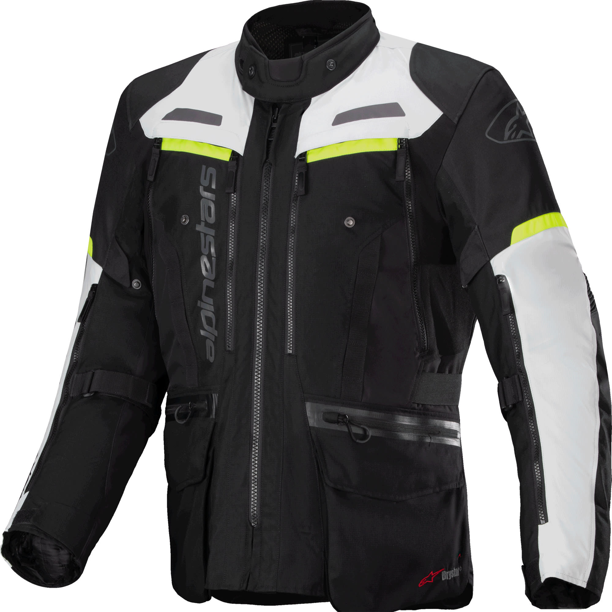 Alpinestars Alpinestars Bogota Pro Drystar Textile Jacket - Black / Ice Grey / Yellow Fluo
