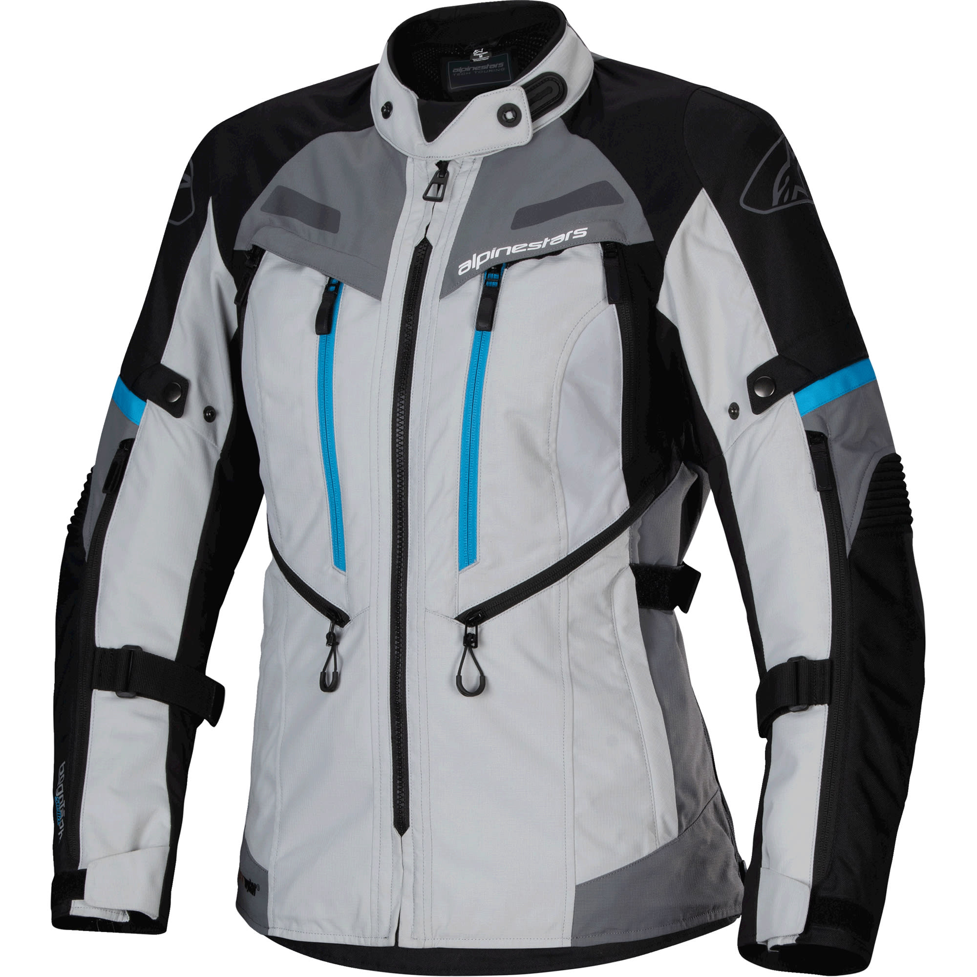 Alpinestars Alpinestars Stella Bogota' Pro Drystar Jacket - Ice Grey / Black / Cyan