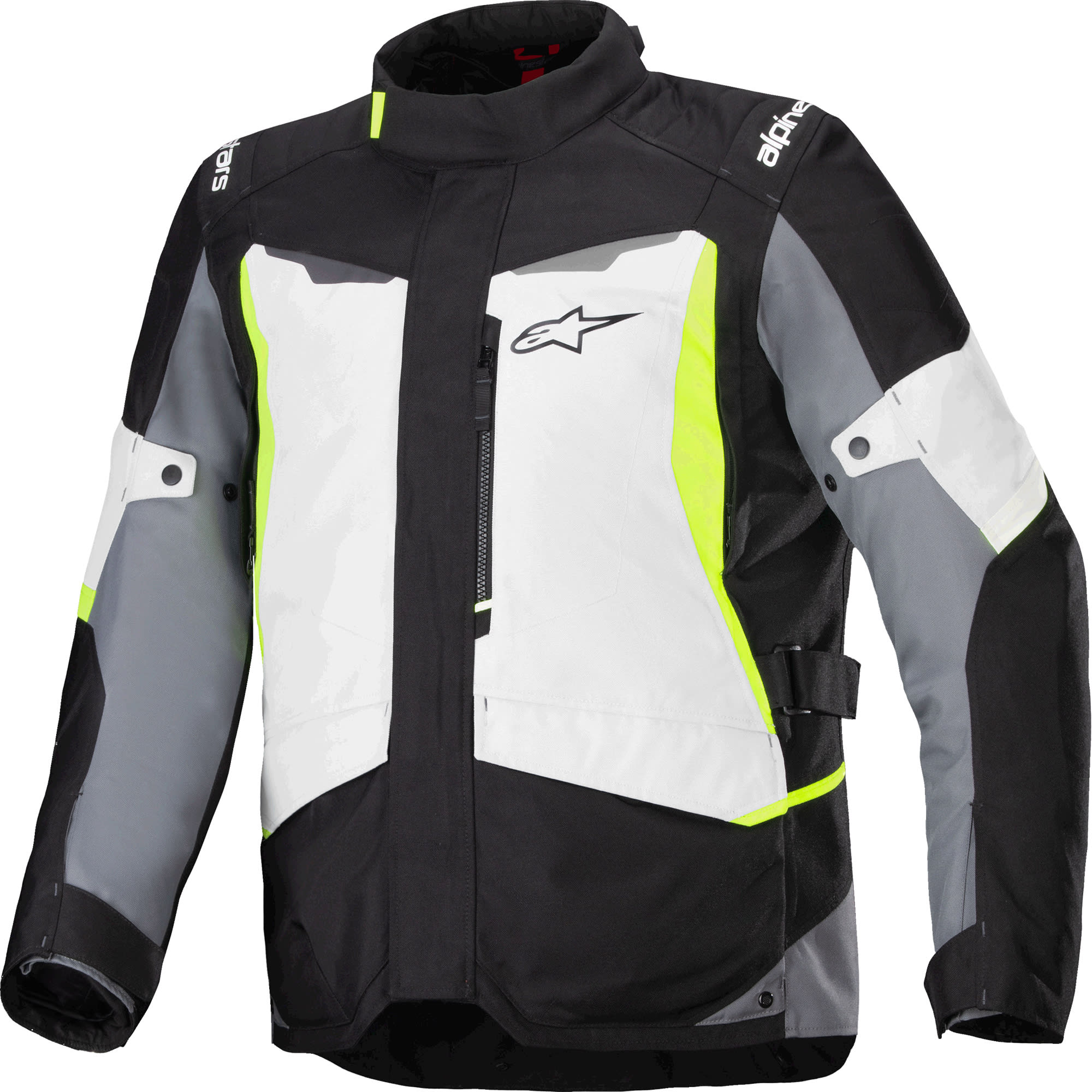 Alpinestars Alpinestars ST-1 Waterproof Textile Jacket - Ice Grey / Black / Yellow Fluo