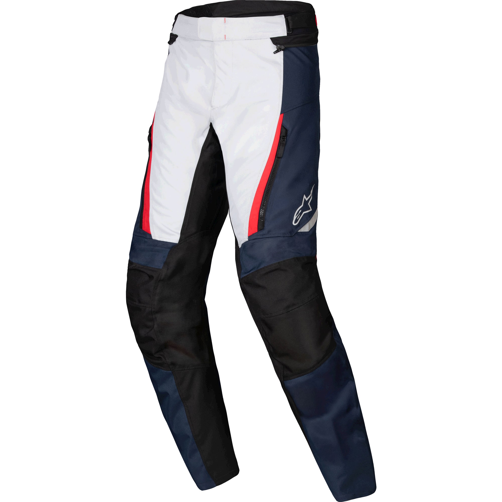 Alpinestars Alpinestars ST-1 Waterproof Textile Trousers - Dark Blue / Black / Bright Red