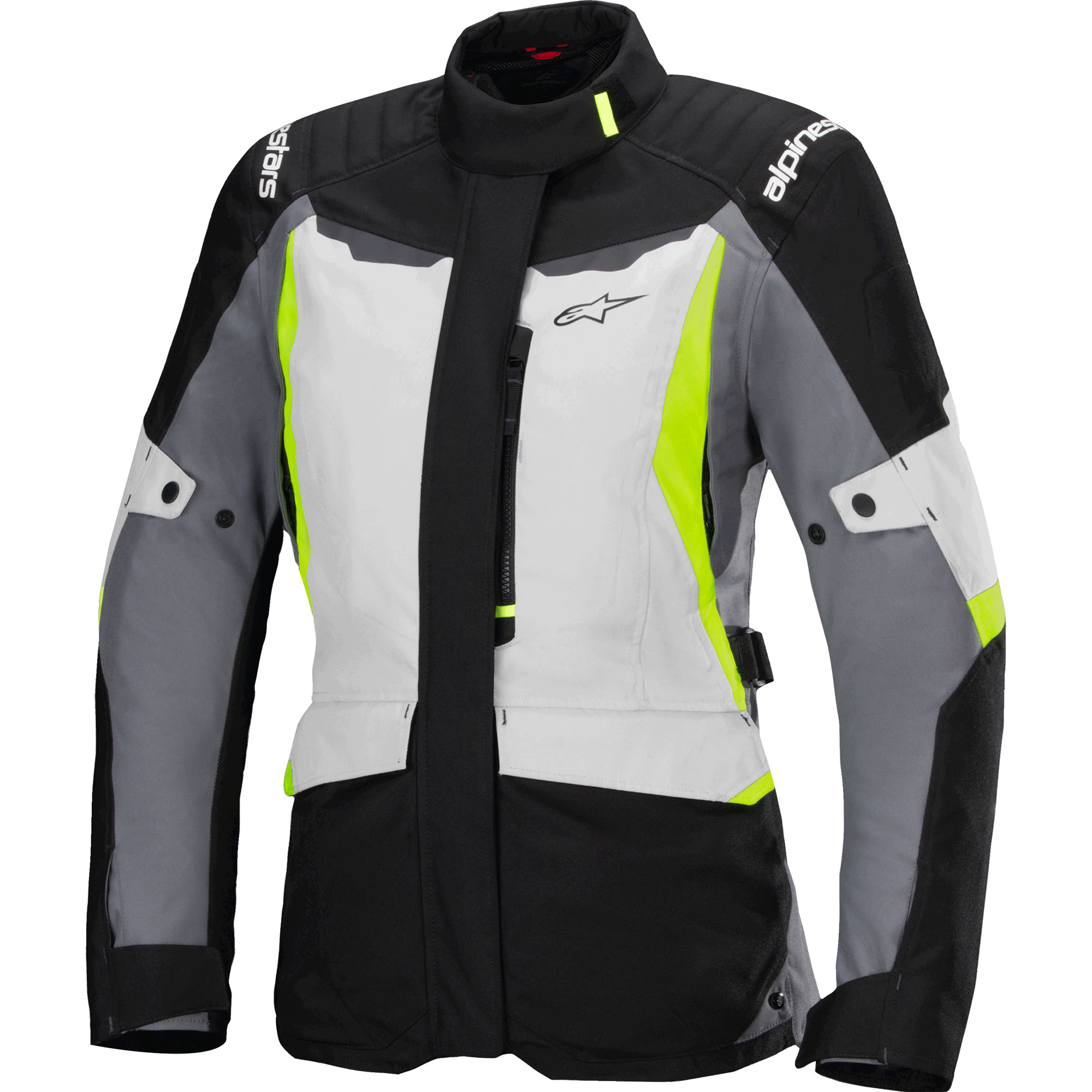 Alpinestars Alpinestars Stella ST-1 Waterproof Jacket - Ice Grey / Black / Yellow Fluo