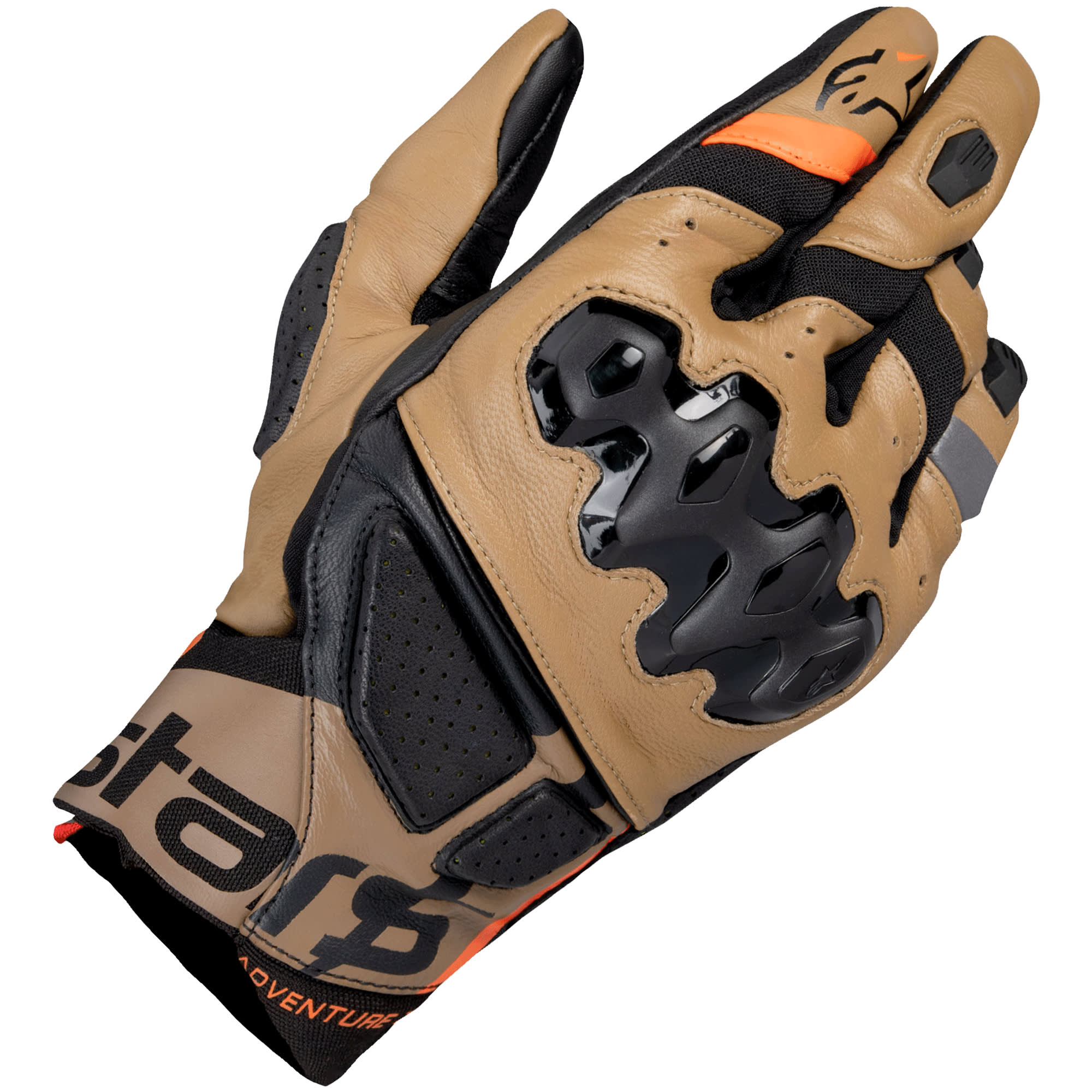 Alpinestars Alpinestars Belize V3 Drystar® Gloves - Black / Gobi / Brown Sand