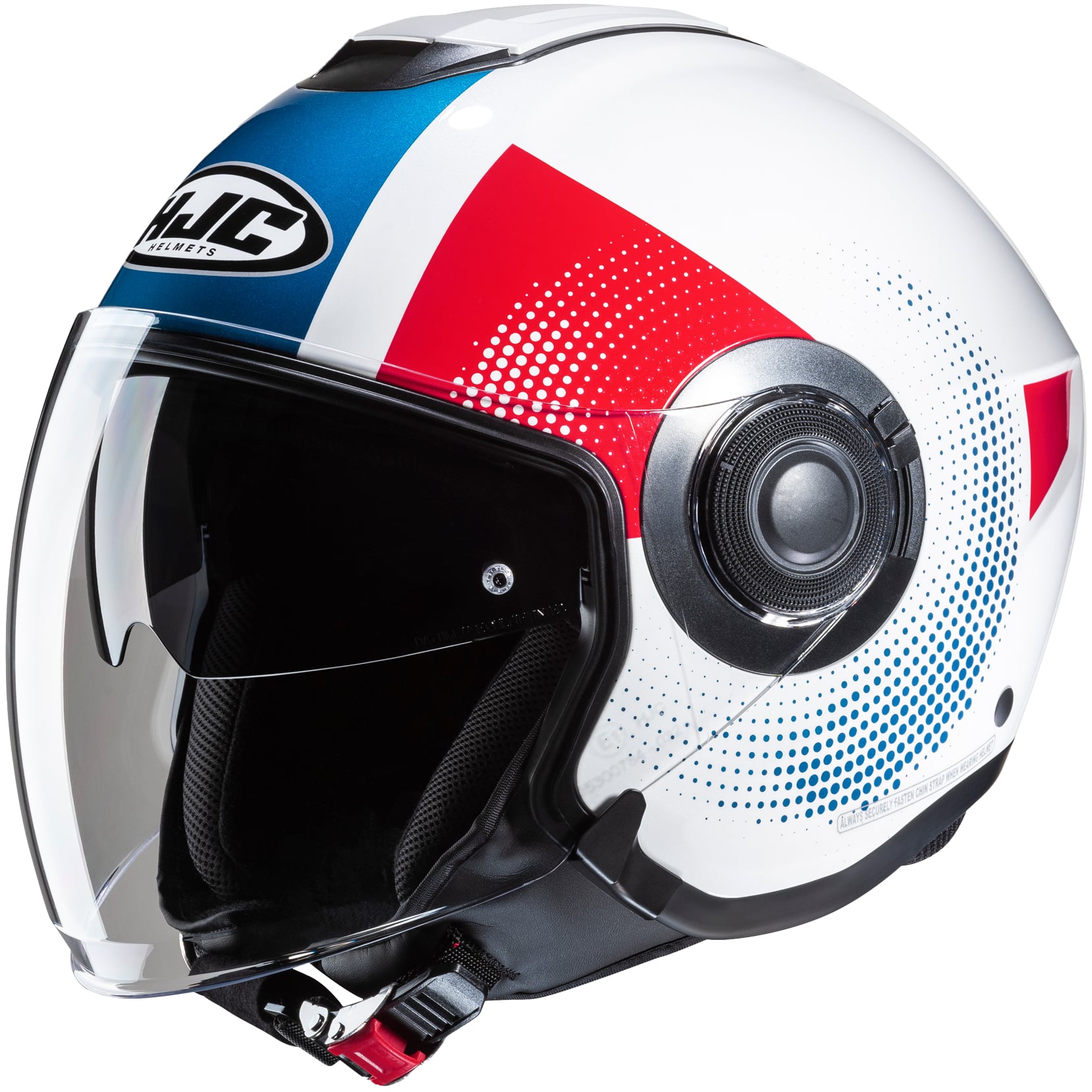 HJC HJC i40N - Pyle White / Blue / Red