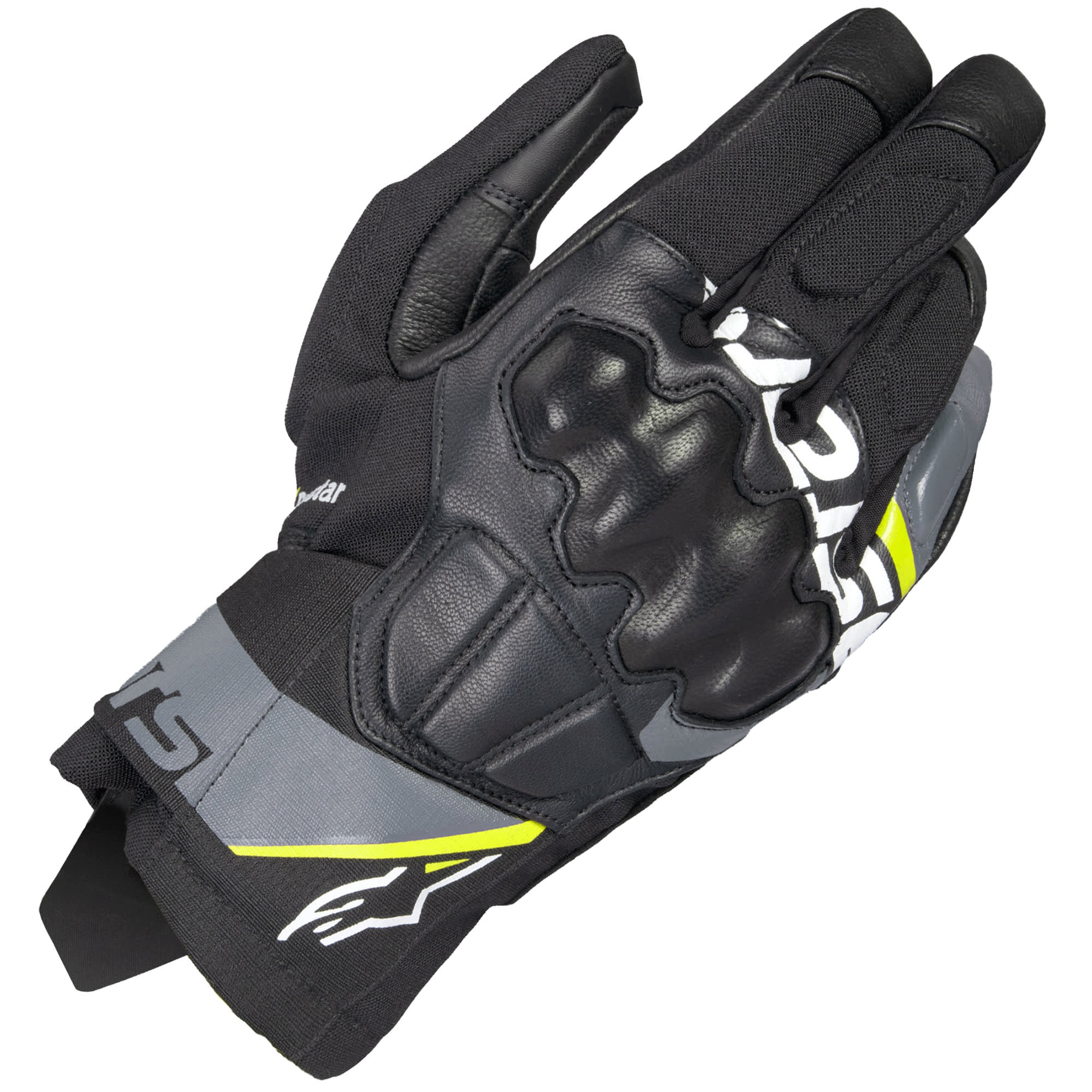 Alpinestars Alpinestars Corozal V3 Drystar® Gloves - Black / Deep Grey / Yellow Fluo