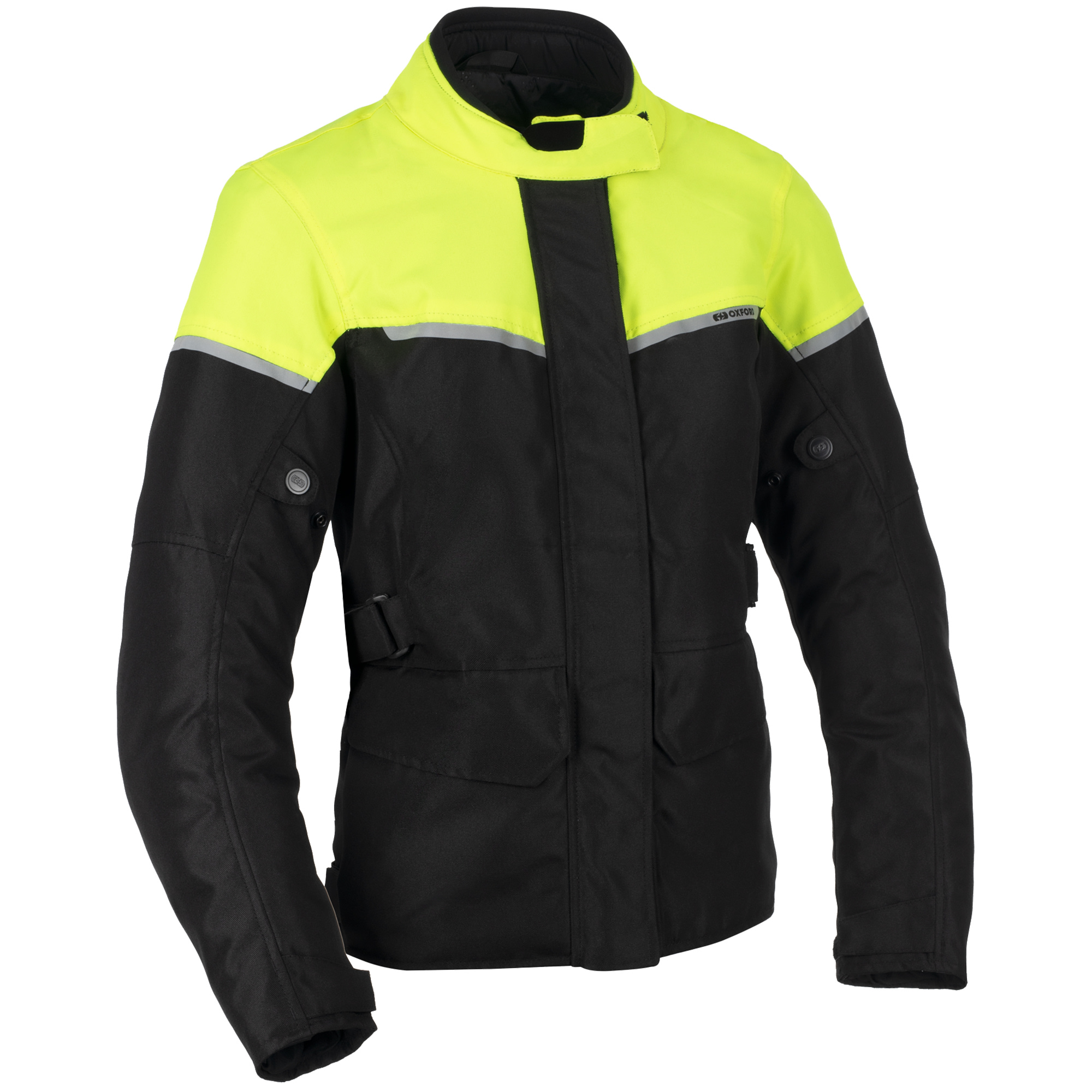 Oxford Spartan Oxford Spartan Ladies Long Waterproof Jacket - Black / Fluo