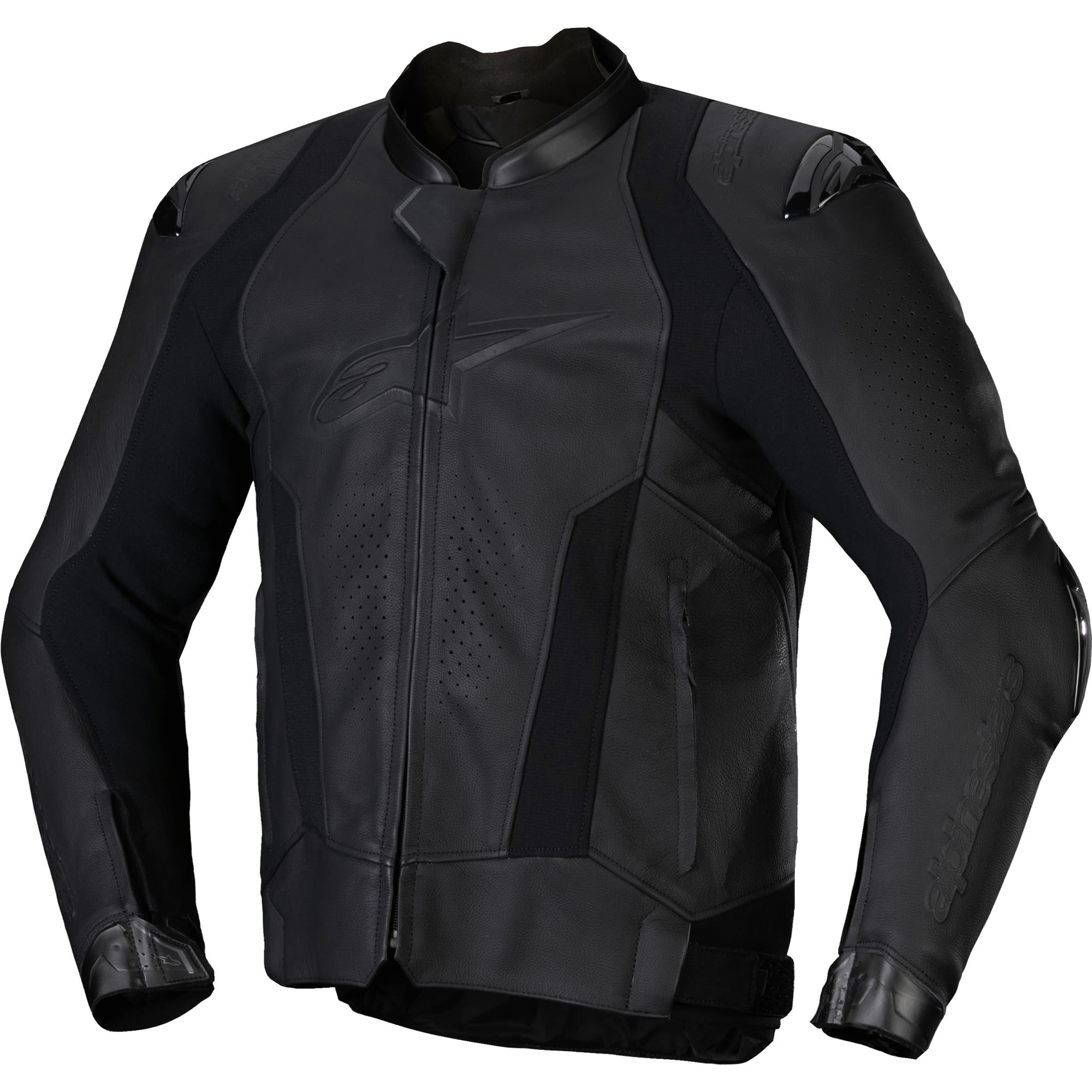 Alpinestars Alpinestars Missile V3 Leather Jacket - Black / Black