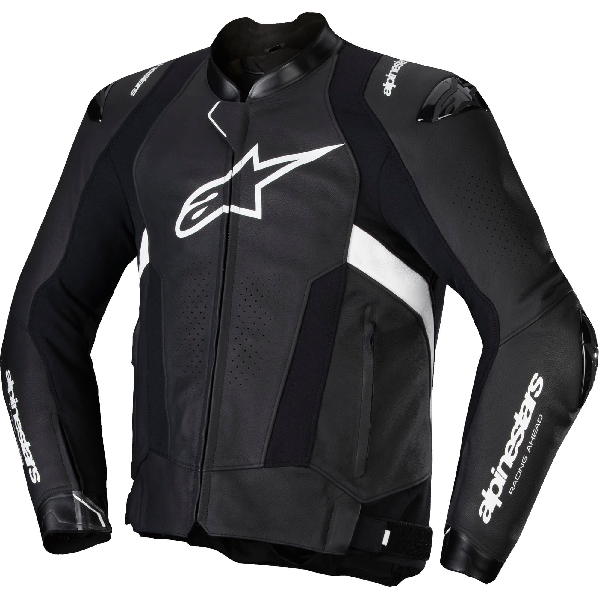 Alpinestars Alpinestars Missile V3 Leather Jacket - Black / White