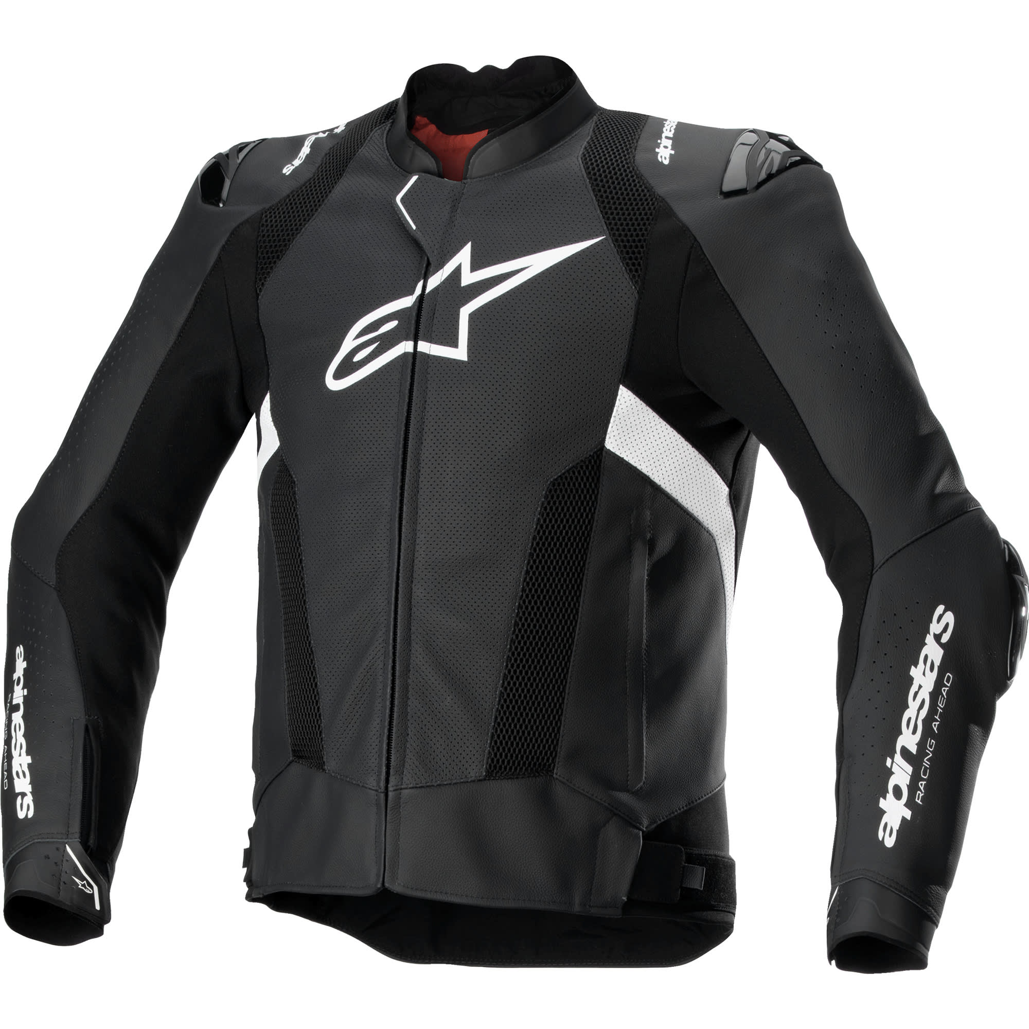 Alpinestars Alpinestars Missile V3 Airflow Leather Jacket - Black / White