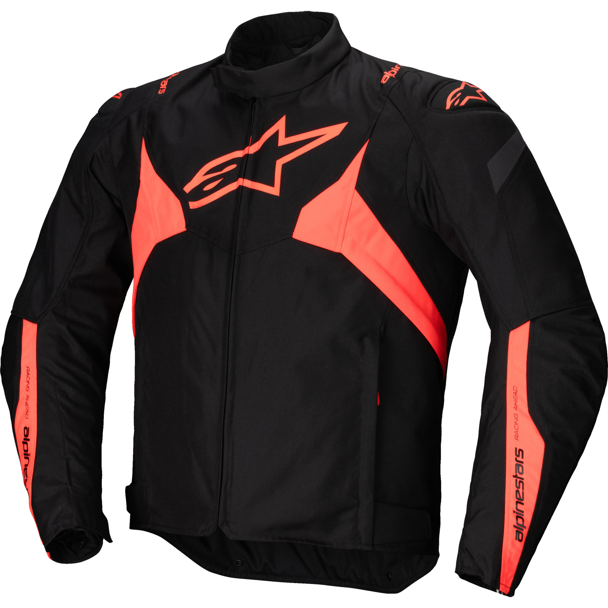 Alpinestars Alpinestars T-Jaws V4 Waterproof Textile Jacket - Black / Red Fluo