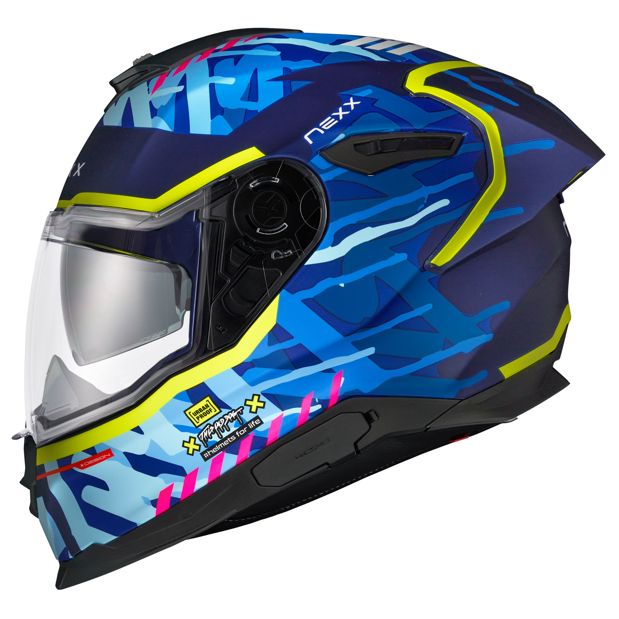 Nexx Nexx Y.100R - Urbangram Indigo Blue