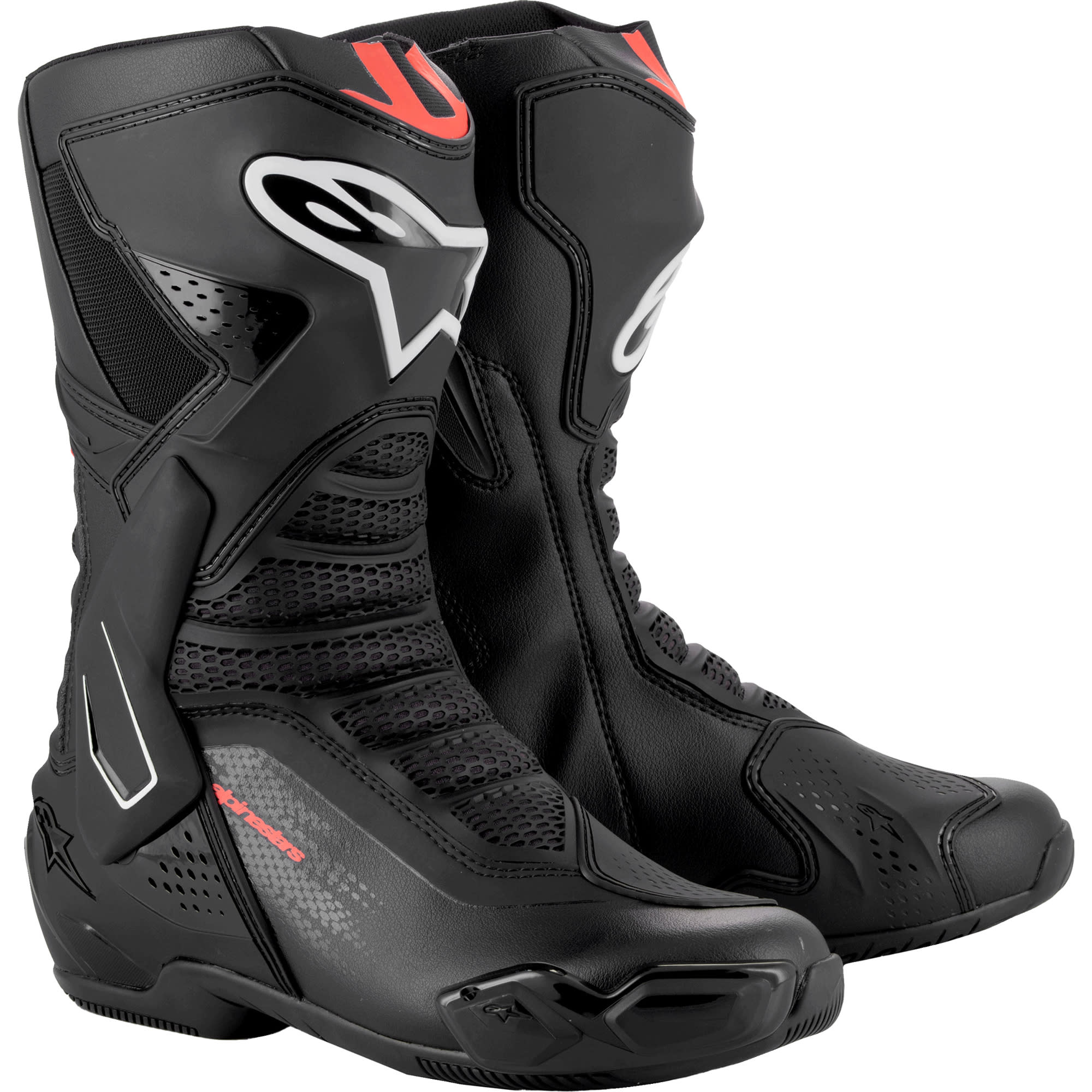 Alpinestars Alpinestars SMX-6 V3 Boots - Black / Red Fluo