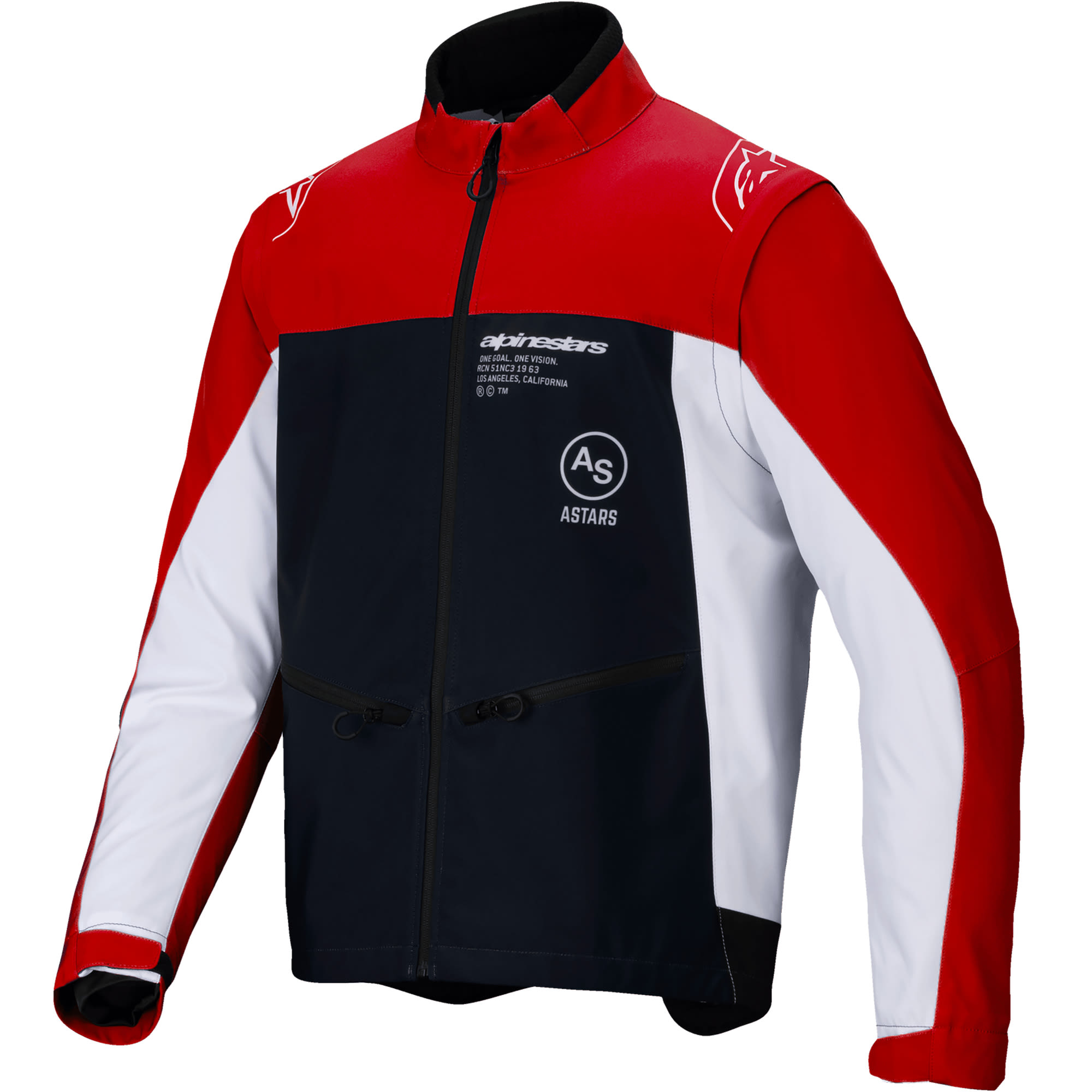 Alpinestars Alpinestars Lite-Dura Softshell Jacket - Black / Bright Red / White