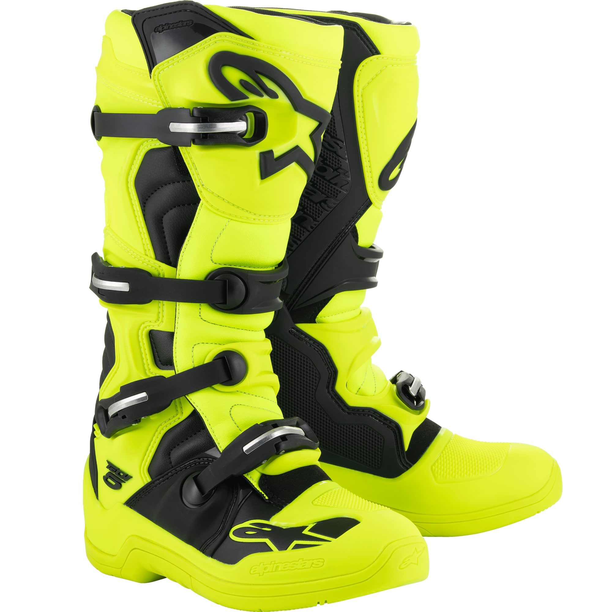 Alpinestars Tech 5 Boots - Yellow Fluo / Black - FREE UK DELIVERY