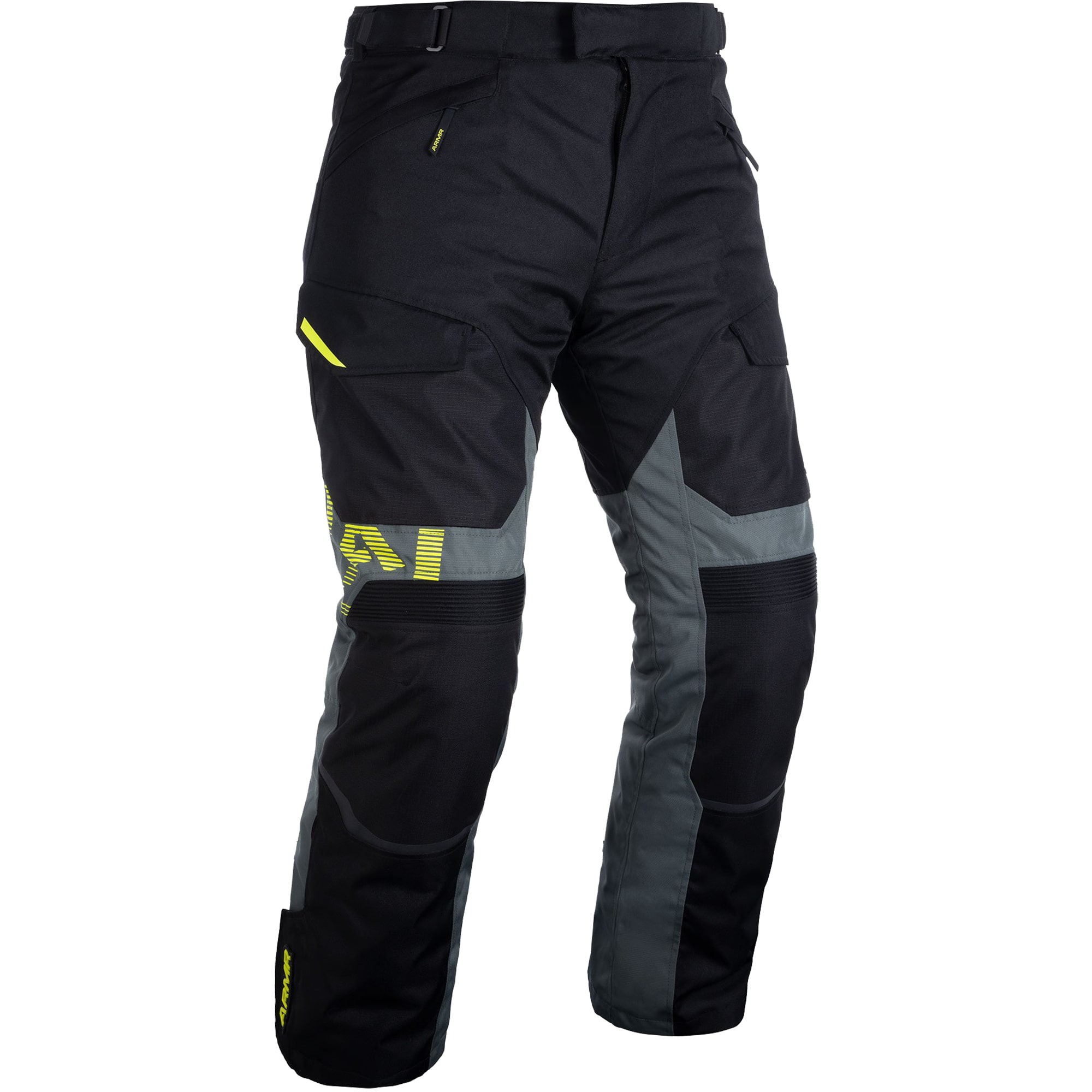 ARMR ARMR Kumaji 3.0 Waterproof Trousers - Black / Green / Fluo Yellow