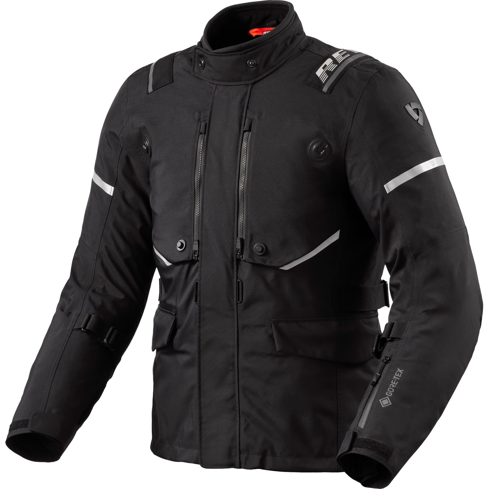 Rev'it Rev'it Vertical Gore-Tex Textile Jacket - Black / Silver